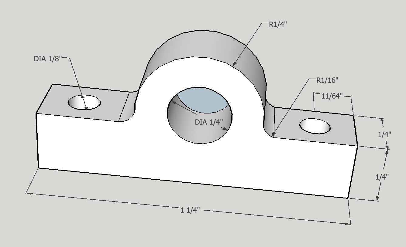 Bearing block sketch